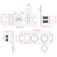 thumbnail image 4 of Adaptador de cargador de coche 5V 2.1A +1A Toma de corriente de coche a prueba de agua para iPad Smart Phone Tmvgtek Accesorios para autos y motos, 4 of 4