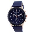 thumbnail image 1 of Fossil FS5814 Forrester Chronograph Leather Quartz Mens Watch, Blue, 1 of 5