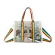 thumbnail image 2 of Bolso De Hombro Bolso de hombro transparente de PVC cruzados de gran capacidad para viajes (Blanco), 2 of 5