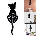 thumbnail image 6 of WINDLAND Modern Cute for Cat Clock Shaking Tail Wall Clock Acrylic Move Silence Home Decor Gift for Cat Lovers Housewarming Prese, 6 of 20