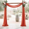 thumbnail image 6 of 1Panel Curtains Chiffon Fabric Shade Cloth Party Supplies Monolithic Wedding Decoration With Drapery Arches, 6 of 8