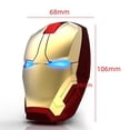 thumbnail image 3 of Ergonomic Wireless Iron Man Mouse Creative Portable Computer Gaming Mice Gifts, 3 of 4