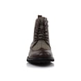 thumbnail image 3 of Polar Fox Manchester MPX806076 Classic Wing-Tip Plaid Dress Boots, in Irish Coffee, Men's Size 10.5, 3 of 8