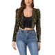 thumbnail image 1 of CHAQUETA CORTA BRILLANTE DE LENTEJUELAS DE MANGA LARGA ABIERTA PARA MUJERES CHIC DE INSPIRE, TALLA 2XL, NEGRO Y DORADO, 1 of 6