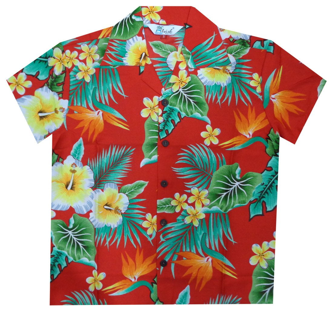 Hawaiian Shirts Boys Print Beach Aloha Holiday Party Camp Short Sleeve T-Shirts /& Short Set