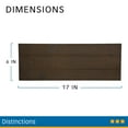 thumbnail image 2 of Hillman Group Brown Wood Rustic Address Plate; Brown - Pack of 3, 2 of 6