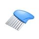 thumbnail image 1 of Injueey Cortador de patatas, cocina ondulada corrugada, máquina para hacer patatas fritas de verduras, picadora de acero inoxidable, Cocina y Comedor Azul, 1 of 6