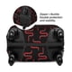 thumbnail image 2 of Fotbe Red Snake Funda Protectora para Equipaje, Antirrayones y Resistente a la Suciedad, Compatible con Maletas de 18 a 32 Pulgadas-X-Large, 2 of 7