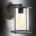 thumbnail image 3 of Luxury Farmhouse Wall Sconce, Small Size: 9.5''H x 7.75''W, with Modern Farmhouse Style Elements, Antique Bronze Finish, UHP1525 from the Bankstown Collection by Urban Ambiance, 3 of 5