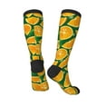 thumbnail image 4 of Balery Orange Fun Novelty Socks Men'S Women'S Crew Socks Funny Crazy Novelty Socks Quirky And Cool Socks, 4 of 9