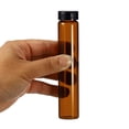 thumbnail image 4 of Unique Bargains Bouteille de Rangement en Verre pour Réactif 60 ml, Bouchon Rond en Plastique à Vis, Labo Maison, Brun, Lot de 10, 4 of 5