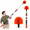 Reach 18FT(12 FT), variant on 30ft Reach Cobweb Duster With Extension Pole Web Brush Forning