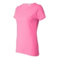 thumbnail image 2 of Heavy Cotton Womenâ€™s T-Shirt, XL, Azalea, 2 of 3