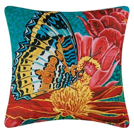 UPC 008246078500 product image for Extraordinary Indoor/Outdoor Patio Throw Pillow - Butterfly Burst | upcitemdb.com
