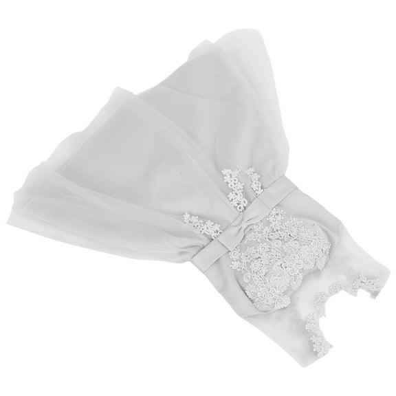 Raindrops 1Pcs Women's Tulle Strapless Prom Dresses Grey Slim for Holiday Occasion