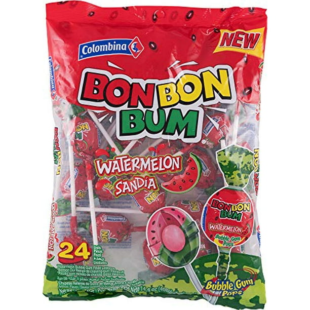 Colombina BON BON BUM Watermelon 24Ct