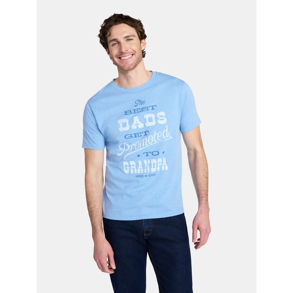 Father's Day Men's Dad Upgrade Graphic Tee by Way to Celebrate, Sizes XS-5XL