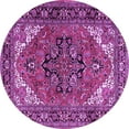 thumbnail image 1 of Ahgly Company Indoor Round Persian Purple Traditional Area Rugs, 8' Round, 1 of 4