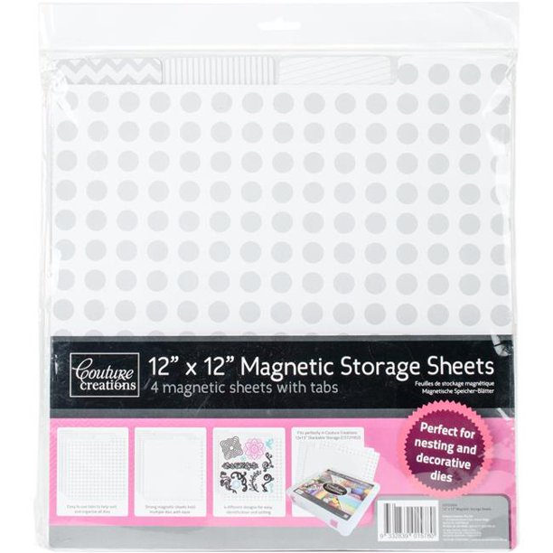 Couture Creations Storage Sheets 12"X12" 4/PkgW/Tabs