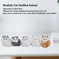 thumbnail image 4 of Chat Compagnon Interactif, Adorable Chat en Peluche 5 Pcs Simulation pour Chambre, 4 of 7