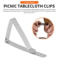 thumbnail image 3 of 30 Pack Pinces Nappe - Durable en Acier Inoxydable Pinces Nappe & Pinces de Couverture - Porte-Agrafe Table Tissu Souple, 3 of 10