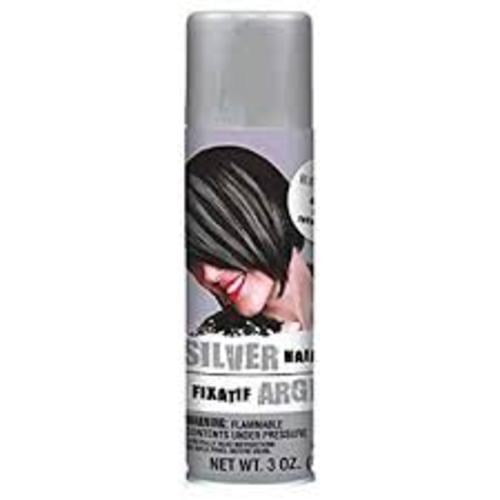 Temporary Colored Hair Spray Silver