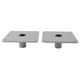thumbnail image 2 of Base de Asiento de Bote, 2 Piezas Profesionales de Aleación de Aluminio Liviano Placa Base de Asiento Alta para Accesorios Para Botes, 2 of 7