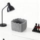 thumbnail image 5 of Cesta de cuerda, cesta para toallas, contenedor, caja organizadora minimalista multiusos para Gris, 5 of 7