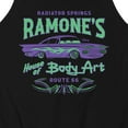 thumbnail image 3 of Disney Cars - Radiator Springs Ramone's House of Body Art Rt 66 - Men's Jersey Tank Top, 3 of 5
