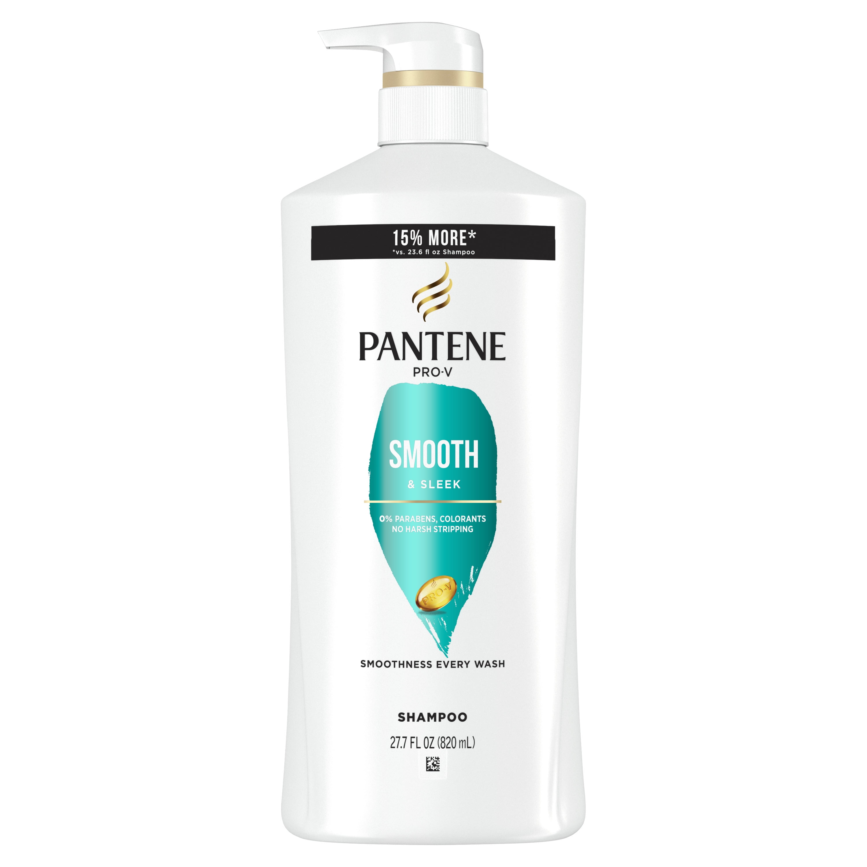 Pantene Pro-V Smooth and Sleek Shampoo, 27.7oz/820mL