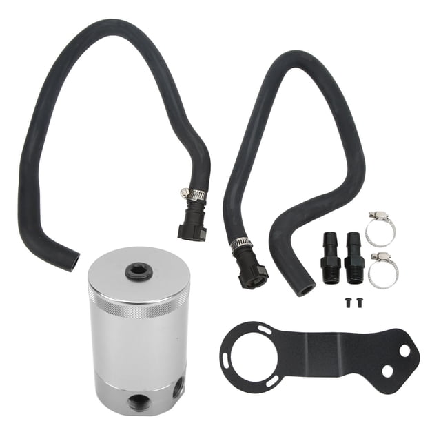 Kit de depósito de aceite con deflector de aleación de aluminio de repuesto para Camaro SS 6.2L 2016 en adelante, color plateado