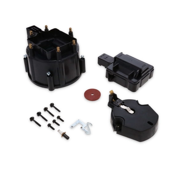 6-Cylinder HEI Cap Rotor Kit - Black