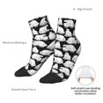 thumbnail image 4 of Bingfone Cute Cartoon Polar Bear Design Patterned Men's Women's Casual Cotton Socks, 4 of 5