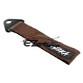 thumbnail image 2 of Universal Brown High Strength Racing Tow Strap For Front Rear Bumper Hook Car Rope Ribbon, 2 of 5
