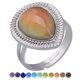 thumbnail image 1 of Anillo cálido y sensible, color sensible, piedra preciosa, temperatura, para regalo, anillo con gotas de agua, anillos, 1 of 8