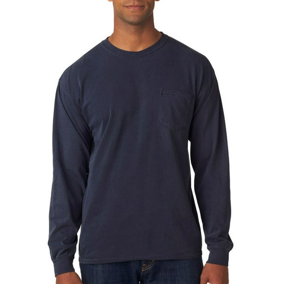 Comfort Colors - Garment-Dyed Heavyweight Long Sleeve Pocket T-Shirt - 4410