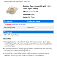 thumbnail image 2 of Radiator Cap - Compatible with 1985 - 1995 Toyota Pickup 1986 1987 1988 1989 1990 1991 1992 1993 1994, 2 of 2