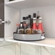 thumbnail image 2 of Estante giratorio para especias de acero inoxidable Lazy Susan para despensa, bandejas decorativas, organizador de contenedores de almacenamiento para gabinetes de cocina, refrigerios, baño (7 1/2, 2 of 5