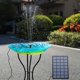 thumbnail image 2 of Fuente solar - Bomba de fuente solar para jardín al aire libre de 2,5 W con 6 boquillas para baño de pájaros, estanque, piscina, patio, decoración de jardín A esquí esquí Gafas de esquí, 2 of 5
