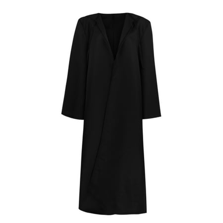 

JNGSA Women s Adult Solid Hooded Gown Long Sleeve Cloak Uniform Top Clearance