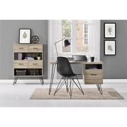 Ameriwood Home Landon Computer Desk, Distressed Gray Oak