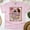 Light Pink, variant on Touchdown Season Pink Football T-Shirt | Cute Girly Game Day Tee, White, Size S