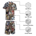 thumbnail image 3 of Rod Wave Boys Short Sleeve T-Shirt And Shorts Outfit Set Activewear Mesh Short Set for Kids, 3 of 7