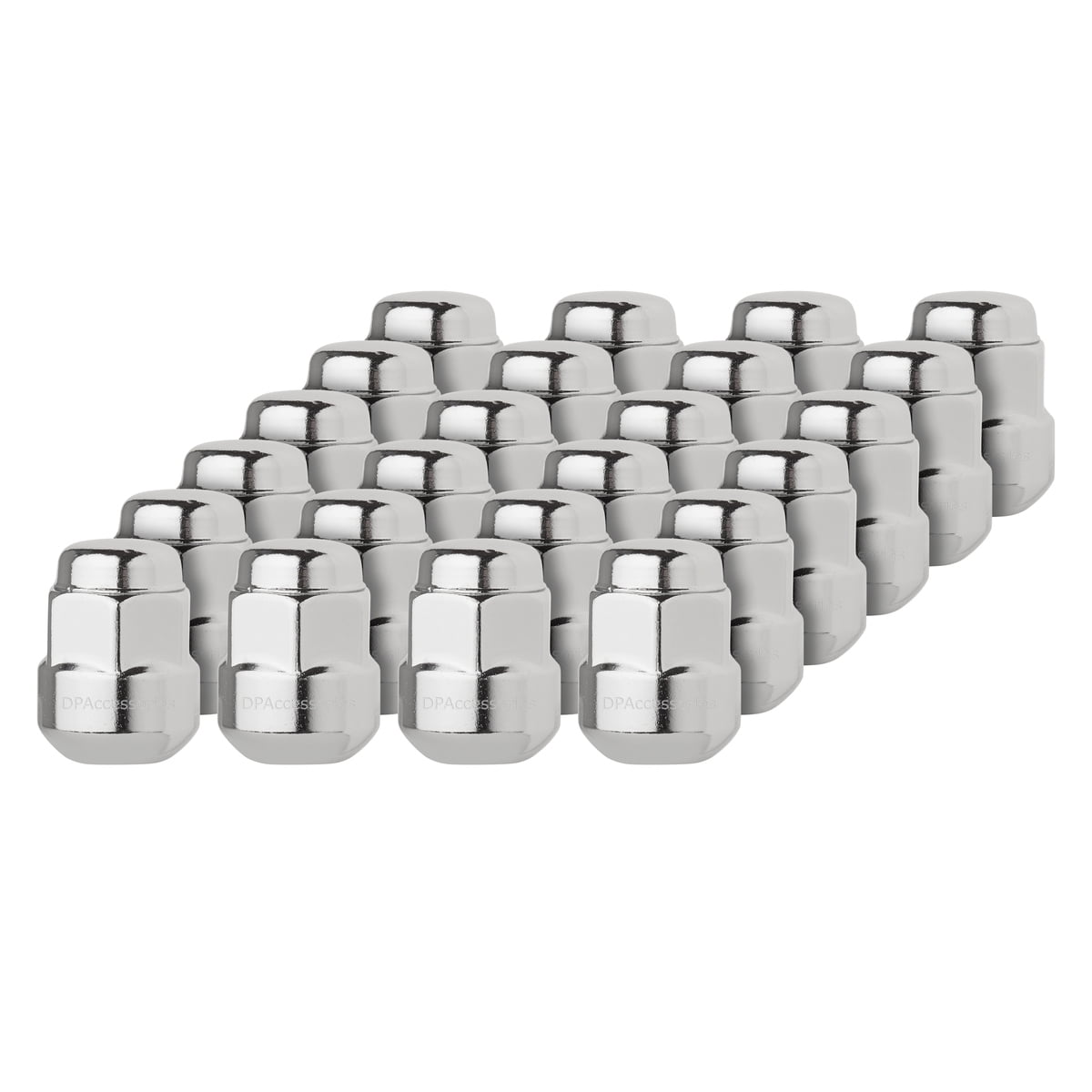 24 Chrome Factory Style Lug Nuts for Honda Acura Aluminum Wheels