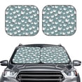 thumbnail image 2 of Sikiie Funny Chicken Print Foldable Car Windshield Sun Visor, Car Window Sunshade Suitable for Sedan, SUV and Truck Car Accessories-Small, 2 of 6