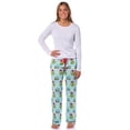 thumbnail image 3 of Dr. Seuss The Grinch Women's Ugly Sweater Grinch and Max AOP Design Adult Lounge Sleep Pants with Elastic Waistband, 3 of 7