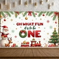 thumbnail image 3 of Festive Santa Banner Christmas Train Decoration Holiday Prop for Kids Party Celebration Winter Theme, 3 of 9