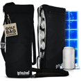 thumbnail image 1 of Bolsa Térmica para Golf Frostbox Aislada para 6 Latas de Cerveza Negra, 1 of 6