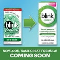 Blink Contacts Moisturizes Dry Lenses Long Lasting Comfort Lubricating Eye Drops 0.34