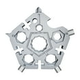 thumbnail image 1 of 23 In 1 Snow-flake Multi-Tool Pentagonal Snowflake Wrench Multitool Bottle Opener Screwdriver Kit Hand DIY Tool Adventure Tool for Outdoor Travel Camping, 1 of 8